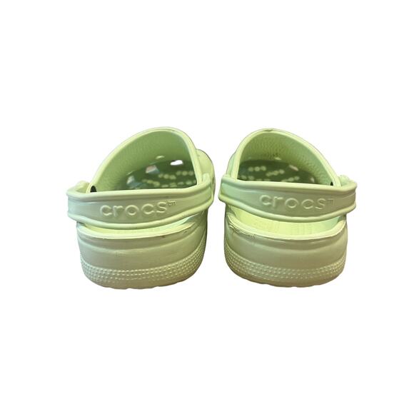 Crocs Classic Clog lime Green W10-11 M8-9 Comfort Slip On Foam Sandals wide - Picture 5 of 10